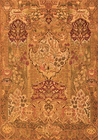 Animal Orange Traditional Rug, tr68org