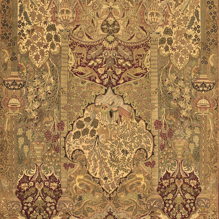 Machine Washable Animal Brown Traditional Rug, wshtr68brn
