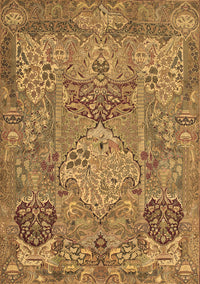 Animal Brown Traditional Rug, tr68brn