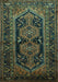 Persian Turquoise Traditional Rug, tr690turq