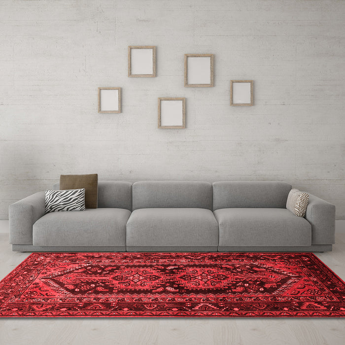 Traditional Red Washable Rugs