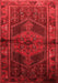 Persian Red Traditional Area Rugs