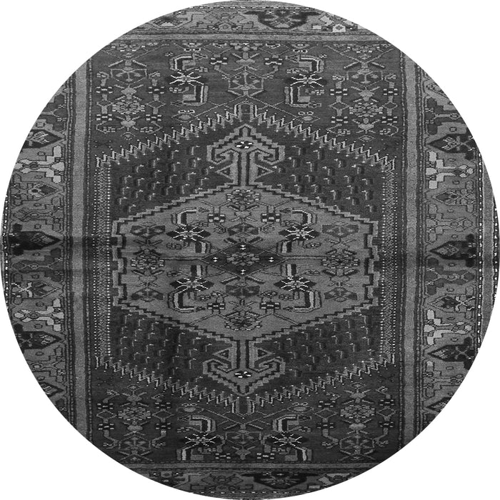 Square Persian Gray Traditional Rug, tr691gry