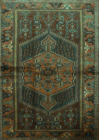 Persian Turquoise Traditional Rug, tr691turq