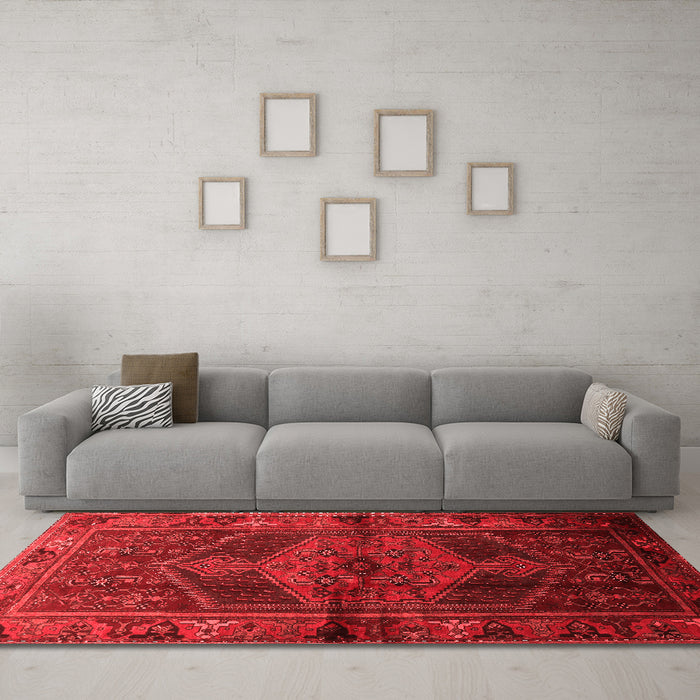 Traditional Red Washable Rugs
