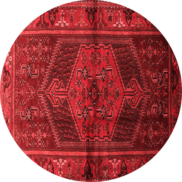 Machine Washable Persian Red Traditional Rug, wshtr691red