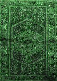 Persian Emerald Green Traditional Rug, tr691emgrn