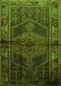 Persian Green Traditional Rug, tr691grn