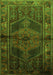 Persian Green Traditional Rug, tr691grn
