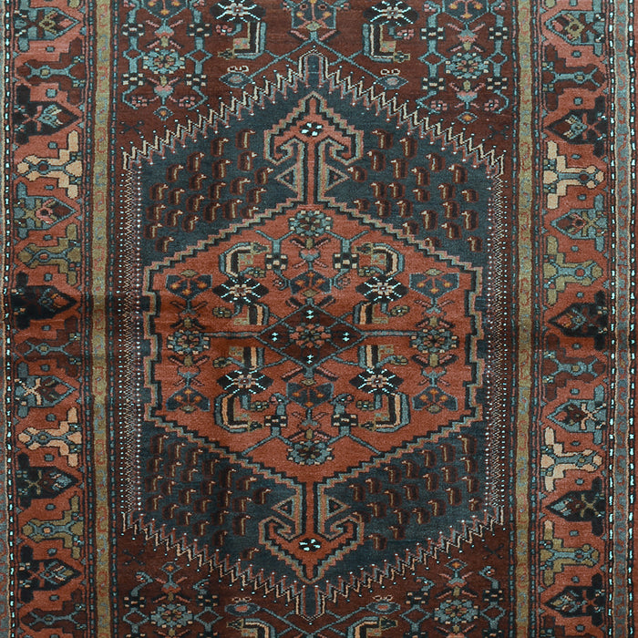 Machine Washable Persian Light Blue Traditional Rug, wshtr691lblu