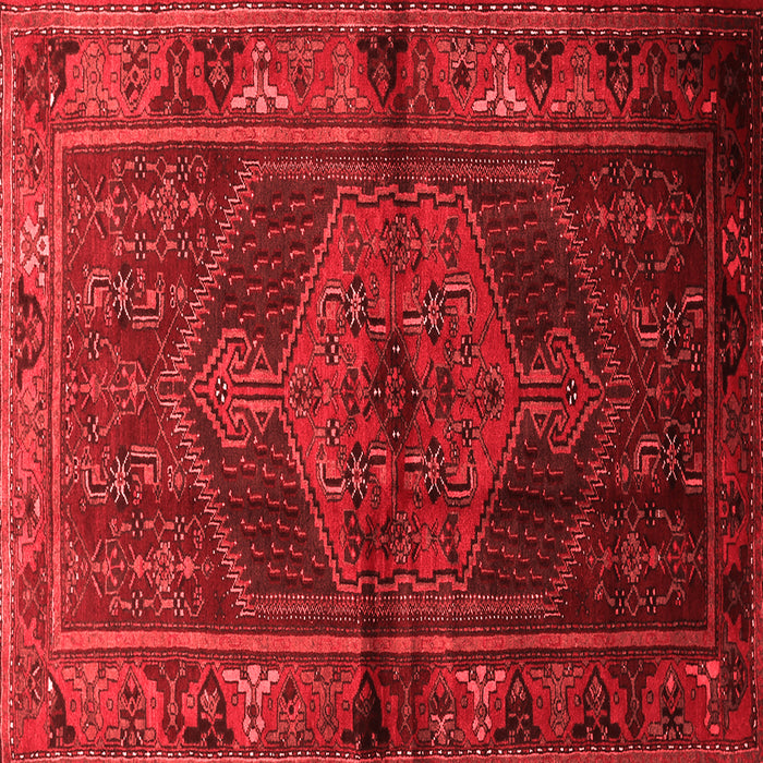Machine Washable Persian Red Traditional Rug, wshtr691red