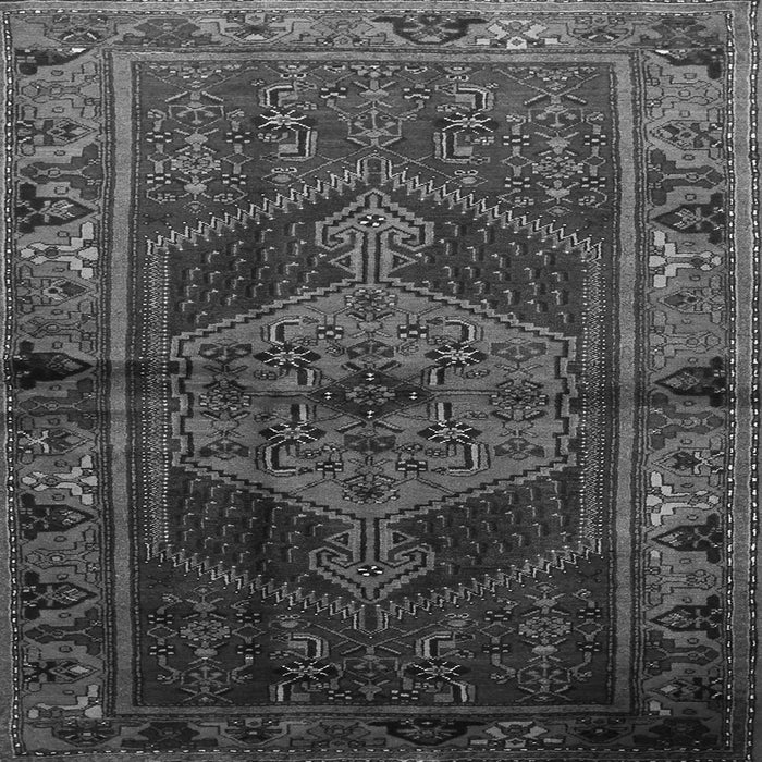Serging Thickness of Persian Gray Traditional Rug, tr691gry