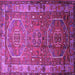 Square Persian Purple Traditional Rug, tr692pur