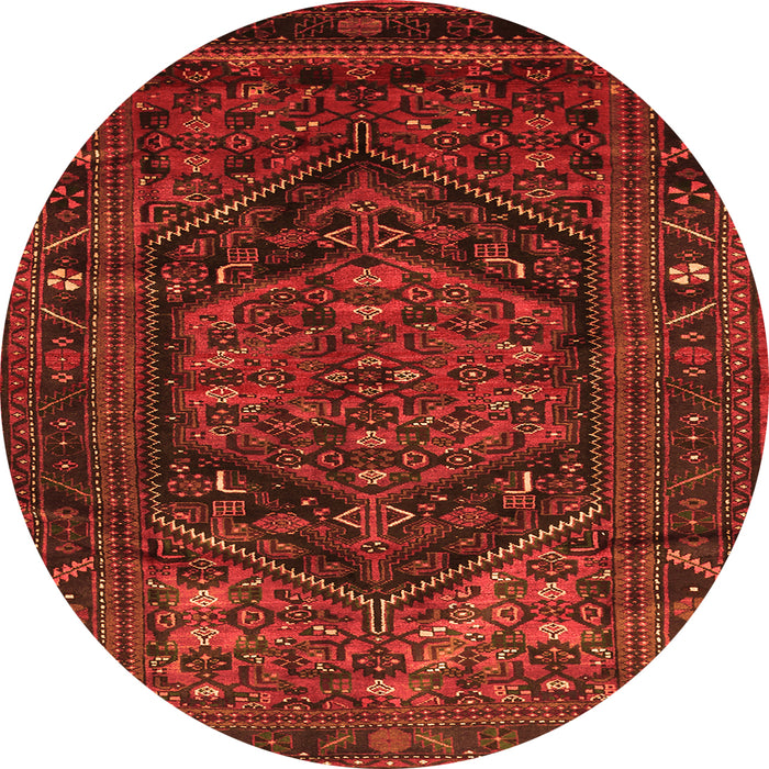 Machine Washable Persian Orange Traditional Area Rugs, wshtr693org