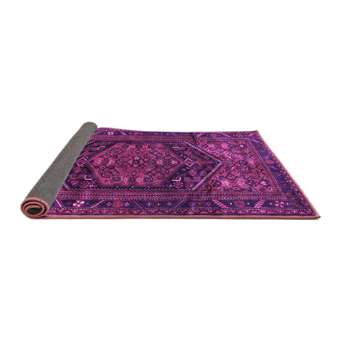 Sideview of Persian Purple Traditional Rug, tr693pur