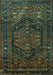 Persian Turquoise Traditional Rug, tr693turq
