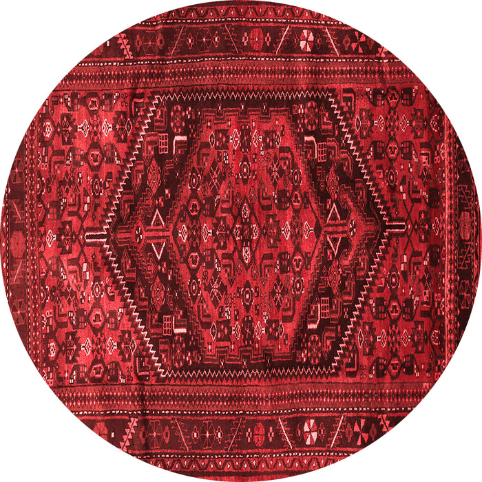 Machine Washable Persian Red Traditional Rug, wshtr693red