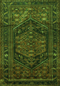 Persian Green Traditional Rug, tr693grn