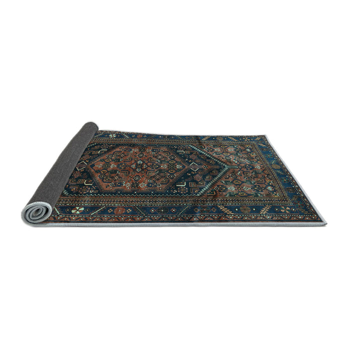Sideview of Persian Light Blue Traditional Rug, tr693lblu