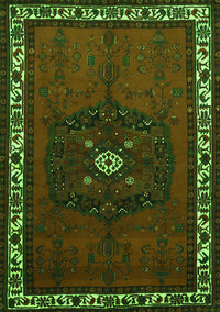 Persian Green Traditional Rug, tr694grn