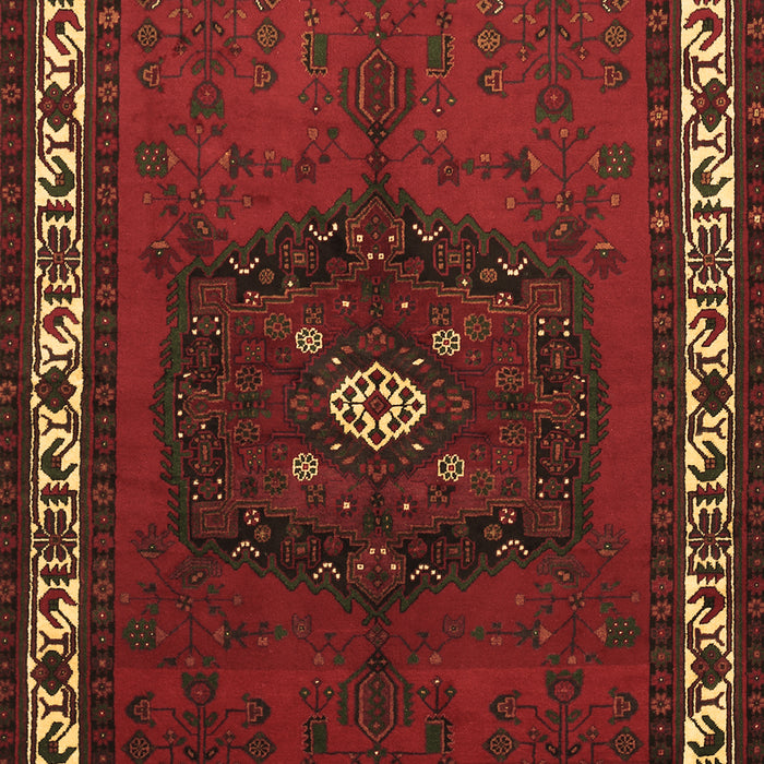 Machine Washable Persian Brown Traditional Rug, wshtr694brn