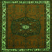Serging Thickness of Persian Green Traditional Rug, tr694grn