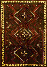 Persian Yellow Traditional Rug, tr695yw