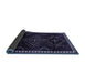 Sideview of Persian Blue Traditional Rug, tr695blu