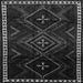 Serging Thickness of Persian Gray Traditional Rug, tr695gry