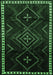 Persian Emerald Green Traditional Rug, tr695emgrn