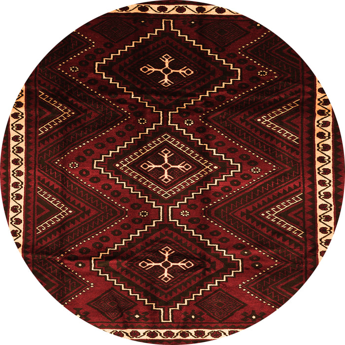 Machine Washable Persian Orange Traditional Area Rugs, wshtr695org