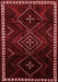 Persian Red Traditional Area Rugs