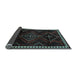Sideview of Persian Light Blue Traditional Rug, tr695lblu