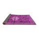 Sideview of Persian Purple Traditional Rug, tr696pur