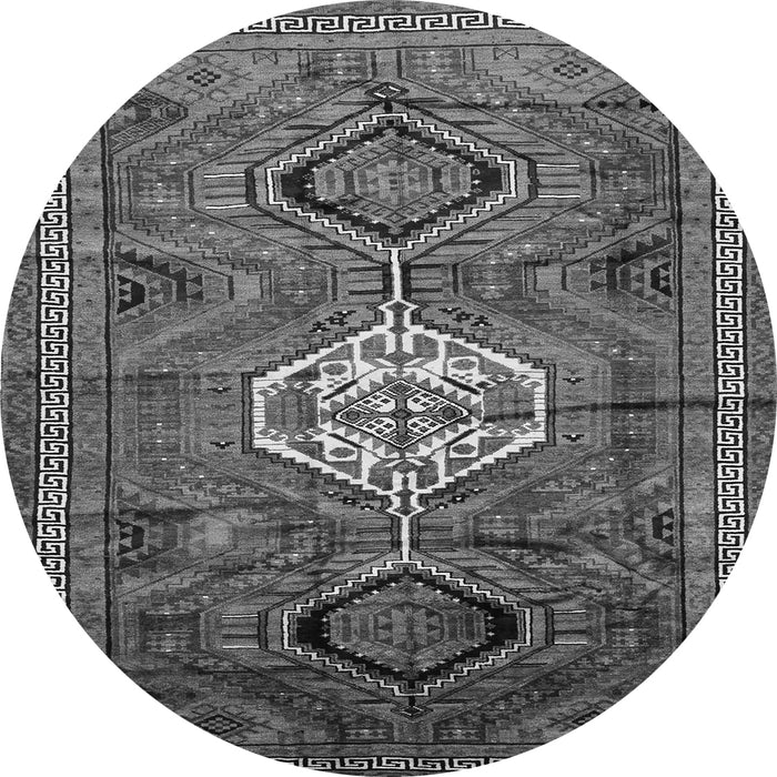 Square Persian Gray Traditional Rug, tr696gry