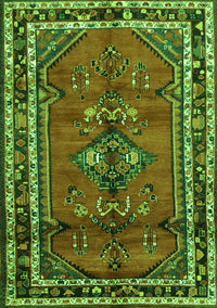 Persian Green Traditional Rug, tr697grn