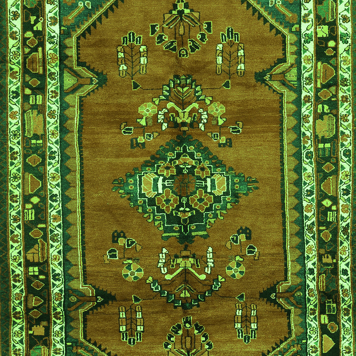 Persian Green Traditional Rug, tr697grn