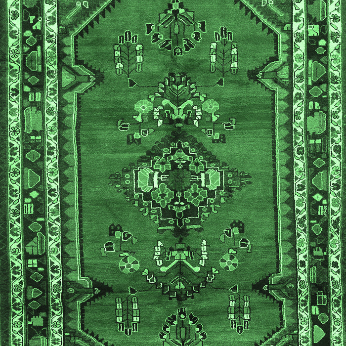 Persian Emerald Green Traditional Rug, tr697emgrn
