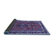 Sideview of Persian Blue Traditional Rug, tr697blu