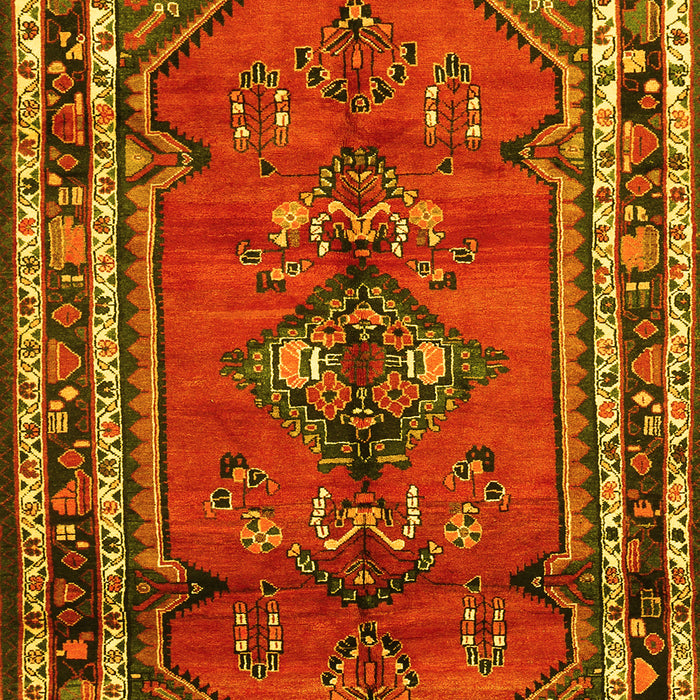 Persian Yellow Traditional Rug, tr697yw