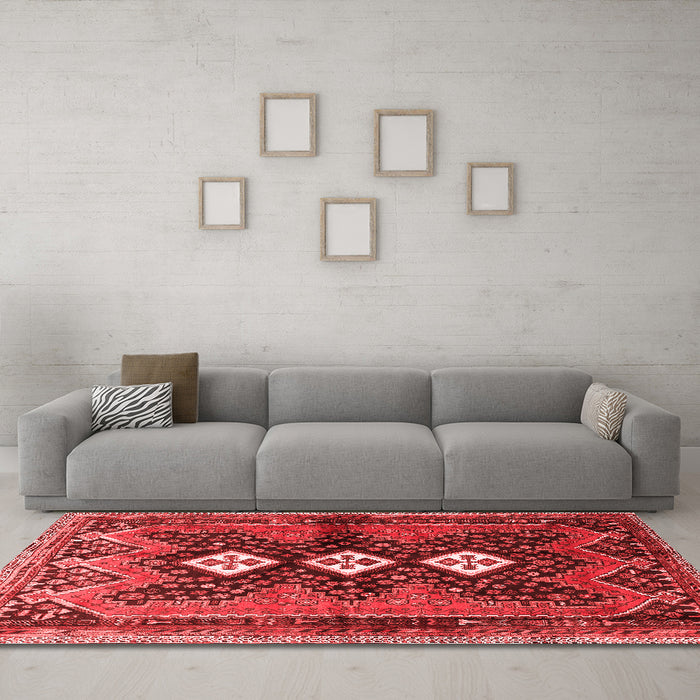 Traditional Red Washable Rugs