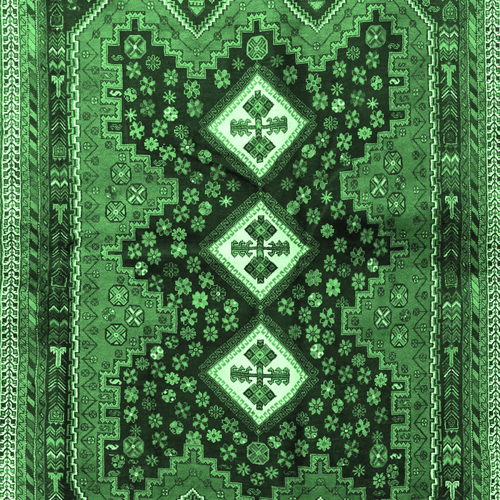 Persian Emerald Green Traditional Rug, tr698emgrn