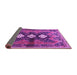 Sideview of Persian Purple Traditional Rug, tr698pur