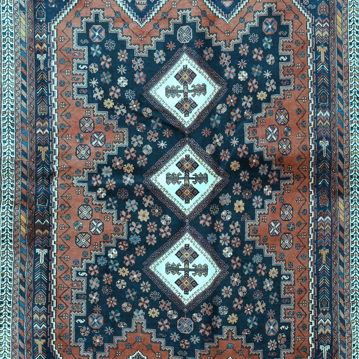 Persian Light Blue Traditional Rug, tr698lblu
