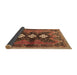 Sideview of Persian Brown Traditional Rug, tr698brn