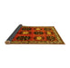 Sideview of Persian Yellow Traditional Rug, tr699yw