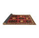 Sideview of Persian Brown Traditional Rug, tr699brn