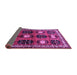 Sideview of Persian Purple Traditional Rug, tr699pur