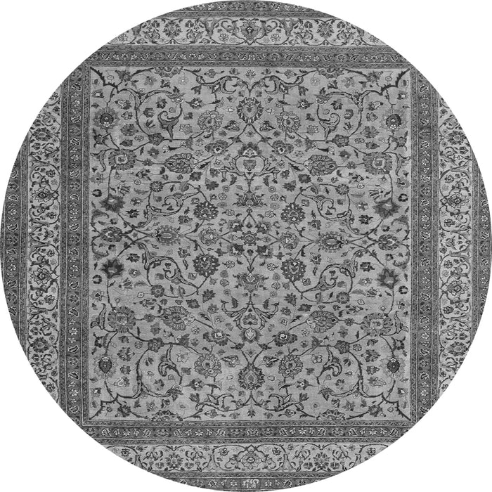 Machine Washable Persian Gray Traditional Rug, wshtr69gry