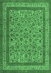 Persian Emerald Green Traditional Rug, tr69emgrn